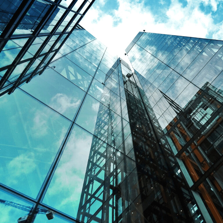 Gratte-ciels en verre